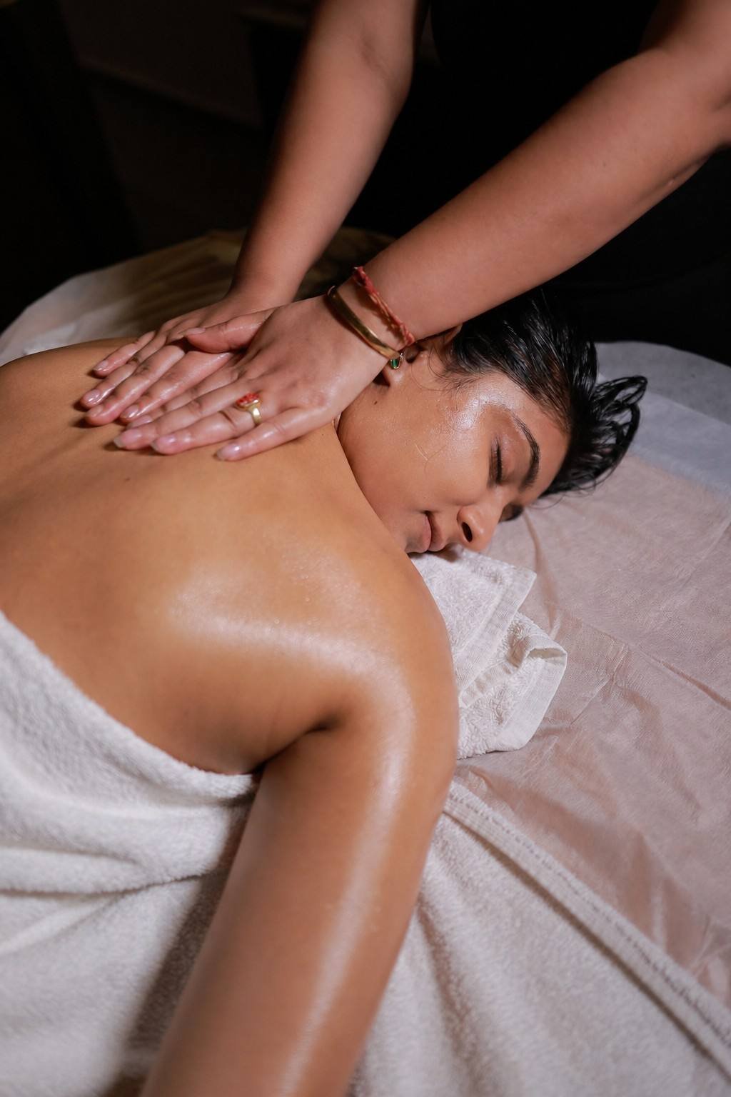 Back Massage targeted tension relief
